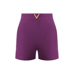 Шорты из смеси шерсти и шелка Valentino