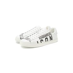 Кожаные кеды Dsquared2