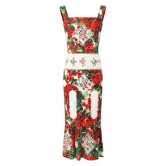 Платье из смеси хлопка и вискозы Dolce & Gabbana