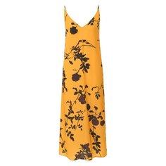Платье с принтом Dries Van Noten
