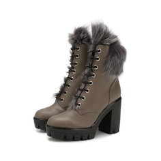 Кожаные ботильоны Giuseppe Zanotti Design