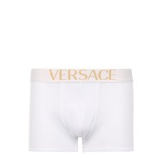 Хлопковые боксеры с широкой резинкой Versace