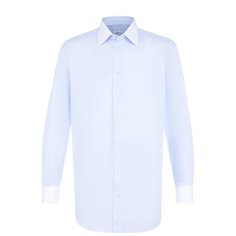 Хлопковая сорочка с воротником кент Brioni