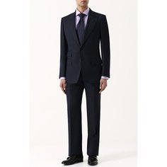 Шерстяной костюм с пиджаком на двух пуговицах Tom Ford