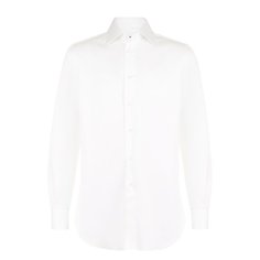 Хлопковая сорочка с воротником кент Brioni