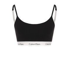 Хлопковый бюстгальтер с логотипом бренда Calvin Klein Underwear
