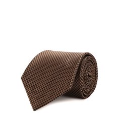 Шелковый галстук с узором Brioni