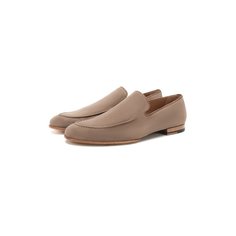 Замшевые лоферы Brioni