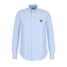Хлопковая рубашка с воротником button down Kenzo