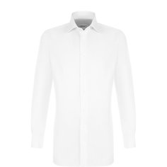 Хлопковая сорочка с воротником кент Brioni