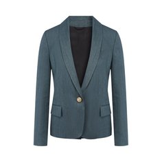 Жакет из хлопка и льна Brunello Cucinelli