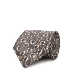 Шелковый галстук с узором Giorgio Armani