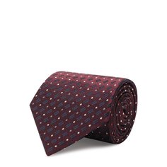 Шелковый галстук с узором Giorgio Armani