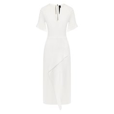 Платье с оборкой Roland Mouret