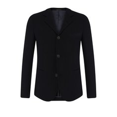 Однобортный шерстяной пиджак Giorgio Armani