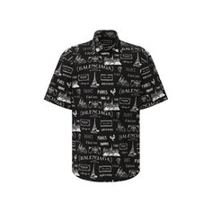 Хлопковая рубашка Balenciaga