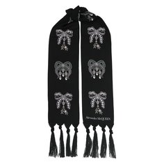 Шелковый шарф Alexander McQueen