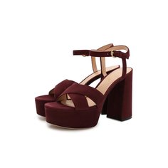 Замшевые босоножки Gianvito Rossi