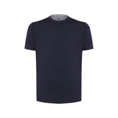 Футболка из смеси шелка и хлопка Brunello Cucinelli