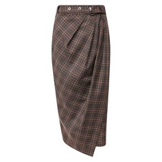 Шерстяная юбка Brunello Cucinelli