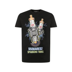 Хлопковая футболка Dsquared2