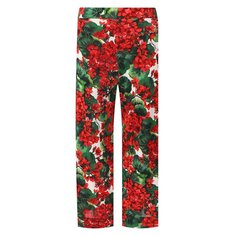 Брюки с принтом Dolce & Gabbana
