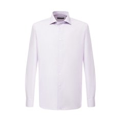 Хлопковая сорочка с воротником кент Corneliani