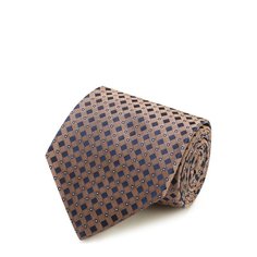 Шелковый галстук с узором Kiton