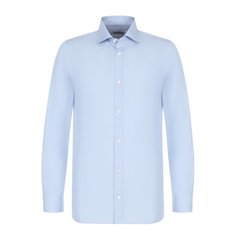 Хлопковая сорочка с воротником акула Z Zegna