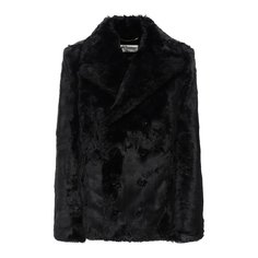 Шуба из экомеха Saint Laurent
