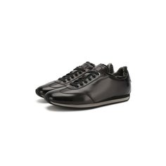 Кожаные кроссовки Santoni
