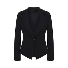 Жакет из смеси вискозы и шерсти Emporio Armani