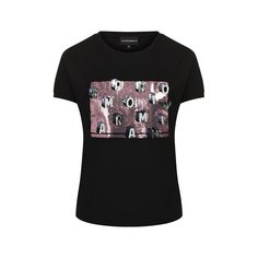 Хлопковая футболка Emporio Armani