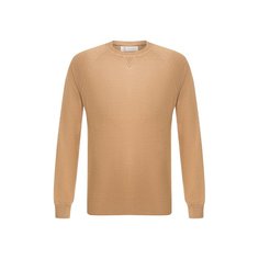 Свитшот из смеси льна и хлопка Brunello Cucinelli