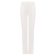 Брюки из смеси шерсти и вискозы Victoria Beckham