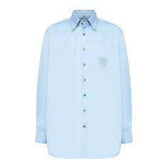 Хлопковая сорочка с воротником кент Zilli