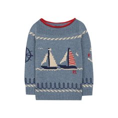 Хлопковый пуловер Polo Ralph Lauren