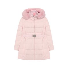 Пуховик с капюшоном Monnalisa