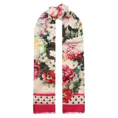 Шарф из смеси вискозы и кашемира Dolce & Gabbana