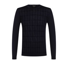 Джемпер из шерсти тонкой вязки Giorgio Armani