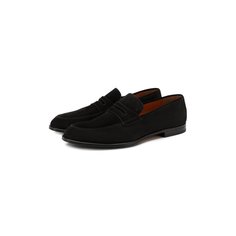Замшевые пенни-лоферы Bally