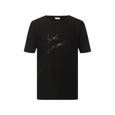 Хлопковая футболка Saint Laurent