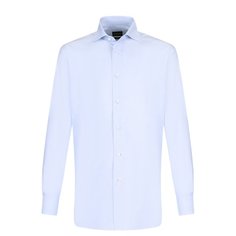 Хлопковая сорочка с воротником кент Ermenegildo Zegna