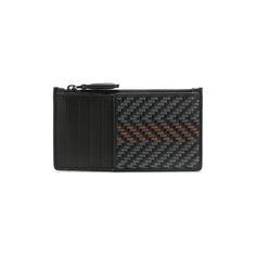 Кожаный футляр для кредитных карт с отделением для монет Ermenegildo Zegna