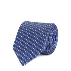Шелковый галстук с узором Ermenegildo Zegna