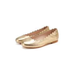 Кожаные балетки Chloé