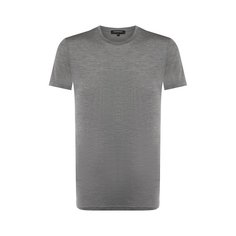 Шелковая футболка с круглым вырезом Ermenegildo Zegna