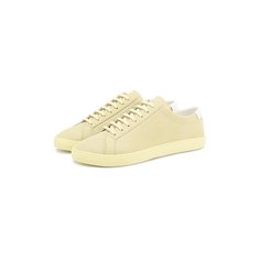 Кожаные кеды Saint Laurent