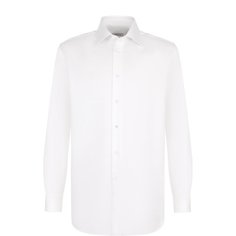 Хлопковая сорочка с воротником кент Brioni