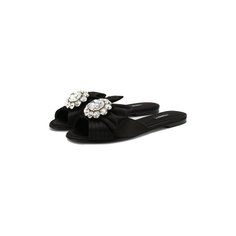 Текстильные шлепанцы Bianca Dolce & Gabbana